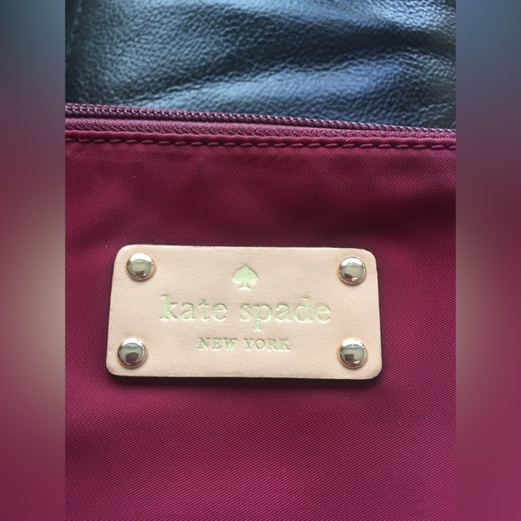 Burgundy Kate Spade Bag - Picture 2 of 4